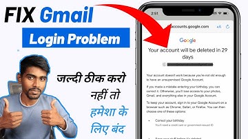 Your account will be deleted in 29 days gmail problem how to solve | recover gmail account 2025