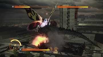 Godzilla (PS4) Online VS: Godzilla (2014) vs. Mothra (Imago) vs. Battra (Imago)