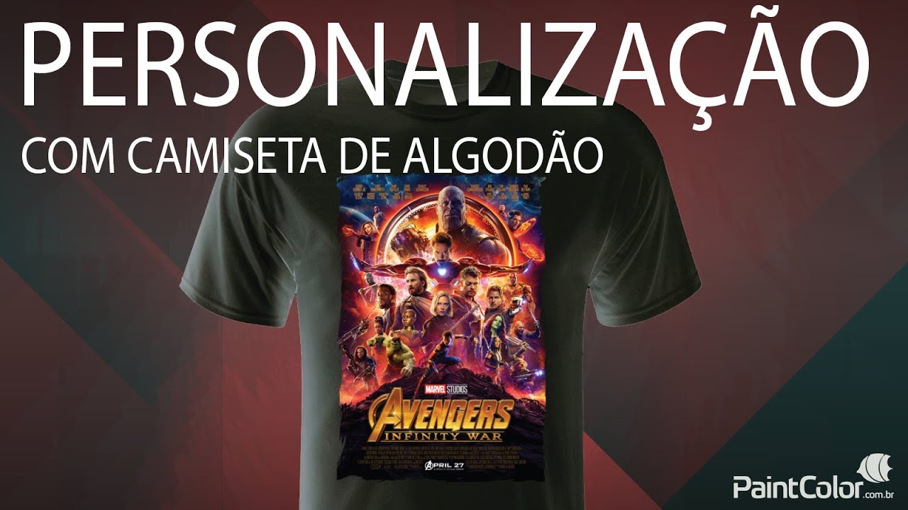 transfer camisa de algodão
