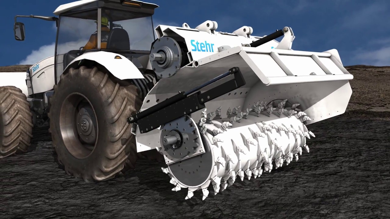 Stehr Bodenstabilisierungsfräse SBF 24-2 | Fendt 1050