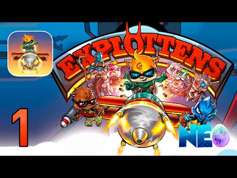 Explottens - Gameplay Walkthrough Part 1 - Mission 1-4 Completed! (Apple Arcade)