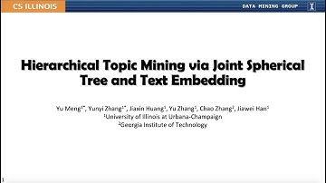 Hierarchical Topic Mining via Joint Spherical Tree and Text Embedding
