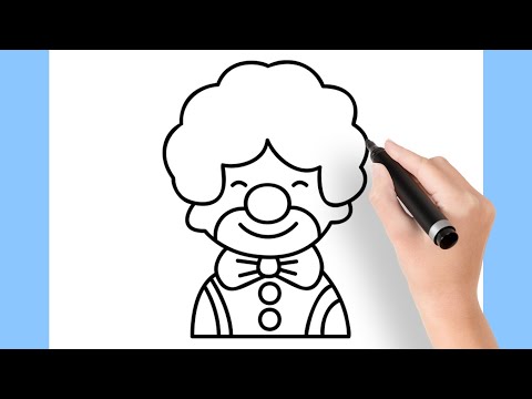 Vídeo: Como Desenhar Um Palhaço