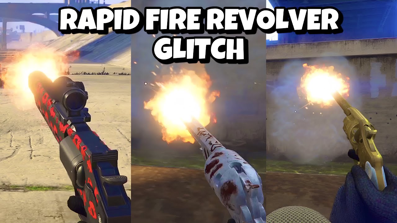 Revolver Rapid FIRE *GLITCH* Tutorial..! | GTA5 Online (PS5) 2023 - YouTube