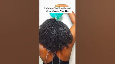 5 Mistakes You Should Avoid When Washing Your Hair #shorts #haircare #hairgrowth #washday