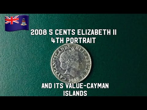 2008 Five Cents Elizabeth II - 4th Portrait And Its Value - Cayman Islands