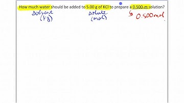 Chem Ch 13b Part 2 - Molality