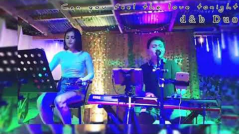Can you feel the love tonight | Sweet d&b Duo cover