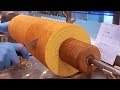 Amazing 23-Layered Butter Cake (Tree Ring Cake), Baumkuchen / 23겹 쌀케이크