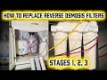How to Replace Reverse Osmosis Filters Stage 1, 2, and 3 (APEC Sediment and Carbon Filters)