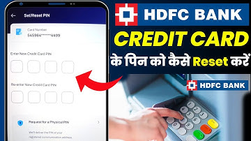 How to Change HDFC Credit Card PIN | HDFC Credit Card PIN Change Step by Step in Hindi