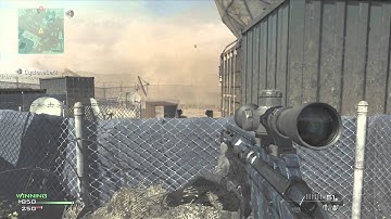 1v1 Quickscope MW3 ) Outdared .vs. CycloneDer2