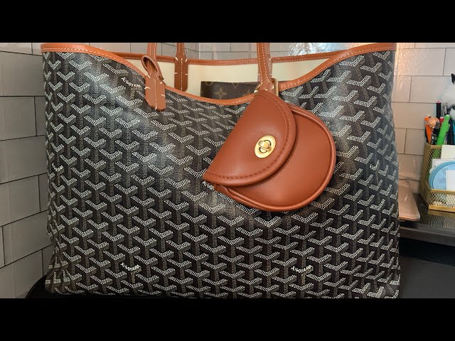 what's in my goyard bag? a lot! #goyard #goyardanjoumini