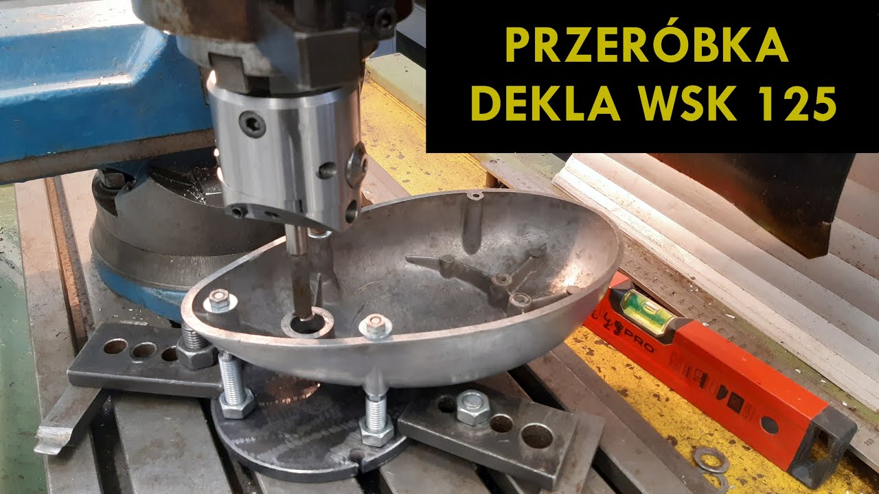 Przeróbka dekla WSK 125 - łożysko