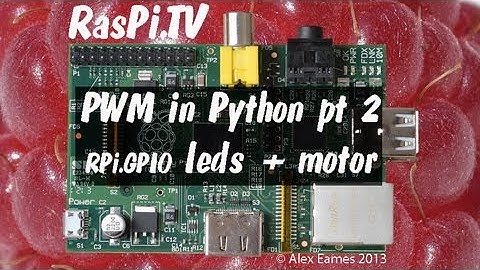 PWM in Python RPi.GPIO on Raspberry Pi part 2 leds and motor