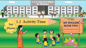 Std | 2nd | Sub | English | Unit  One | 1.2 Activity Time | Say Please