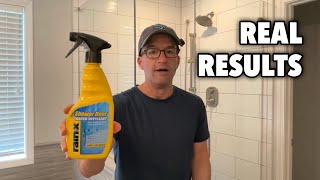 Dad Tests Rain-X Shower Door Water Repellent After a Real Shower
