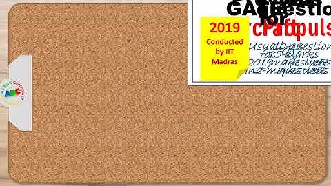 2019 Solved GATE Aerospace Questions for Aircraft Propulsion