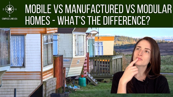 What is difference between mobile home and manufactured home