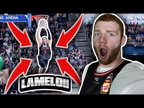 i-sat-courtside-for-lamelo-ball's-best-game!!-he-dunked!-(vlog)
