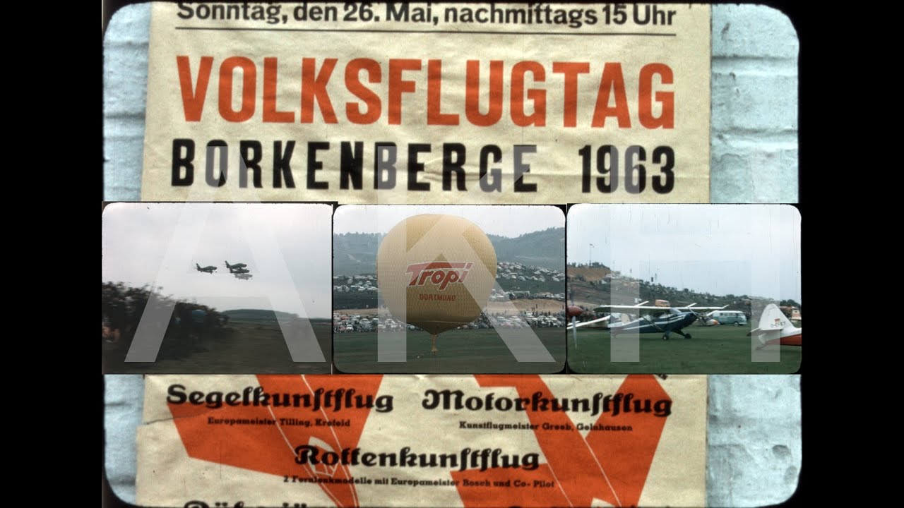 Volksflugtag 1963 in Borkenberge