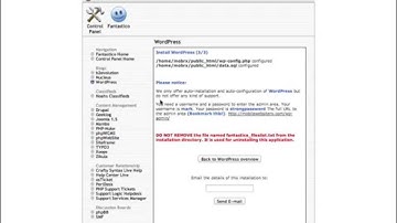 Wordpress Tutorial Video 2 - Installing Wordpress Quickly
