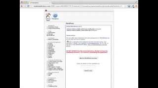 Wordpress Tutorial Video 2 - Installing Wordpress Quickly