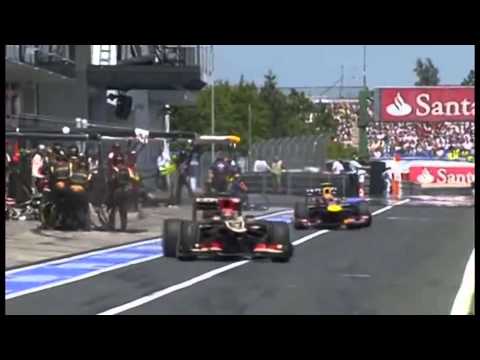 Mark Webber Crash - F1 GP Nurburgring 2013