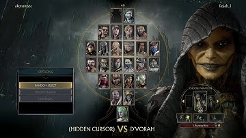 Mortal Kombat 11 Online Random Select: Geras, Scorpion, Kitana, Noob, D