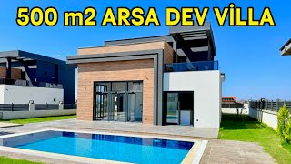 500 M2 Arsa İçinde Sondaj Kuyusu Olan Fancoil Klimalı Sıfır Müstakil Villa No420