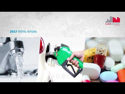 საქსტატი - ინფლაციის დონე საქართველოში, ნოემბერი, 2018 წელი