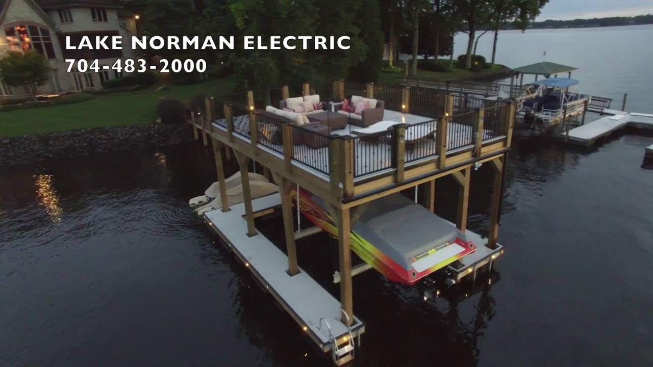 Pier Power and Lighting by Lake Norman Electric #2 - YouTube