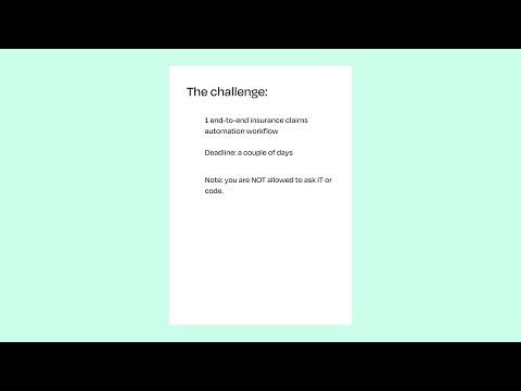 Neota for Insurance Claims Automation - video from Neota Logic