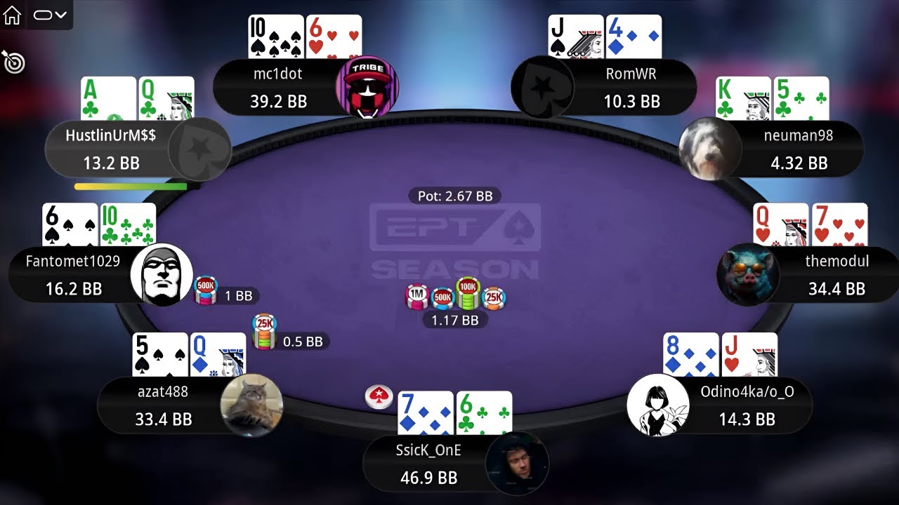 $109 Sunday Million Ssick_OnE | HustlinUrM$$ | mc1dot (EPT Season 31-M) - Final Table Replay
