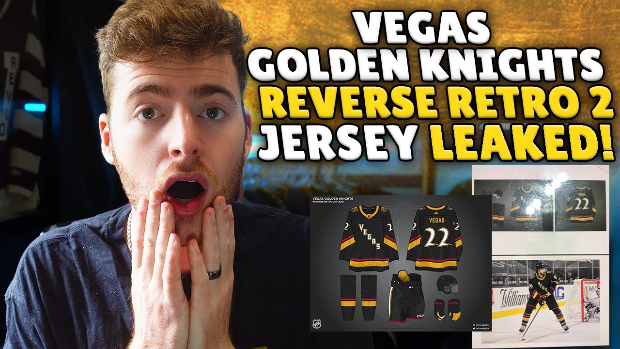 Vegas Golden Knights Glow in the Dark Reverse Retro Jersey 