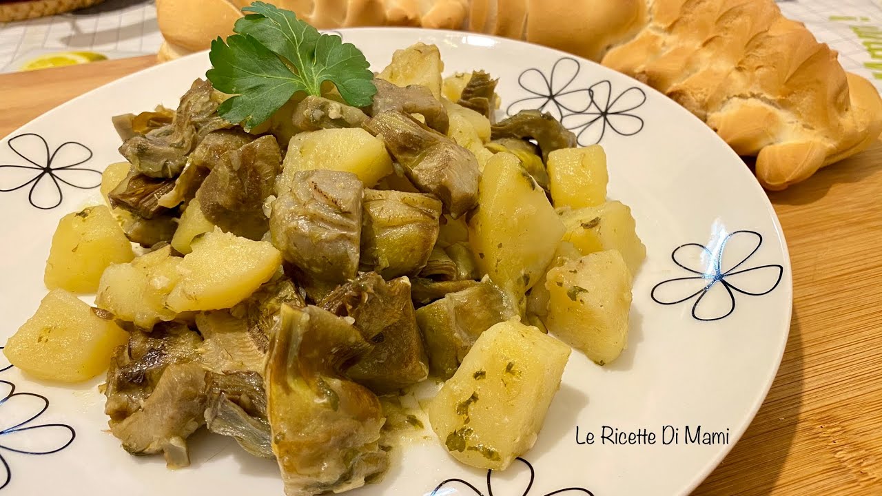 РЕЦЕПТЫ БАБУШКИ № 2 - Тушеные артишоки и картофель, Сардинский рецепт - легкий и вкусный гарнир 🥔