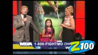 Brett with Rootdown and on National TV and in the Z100 Studio