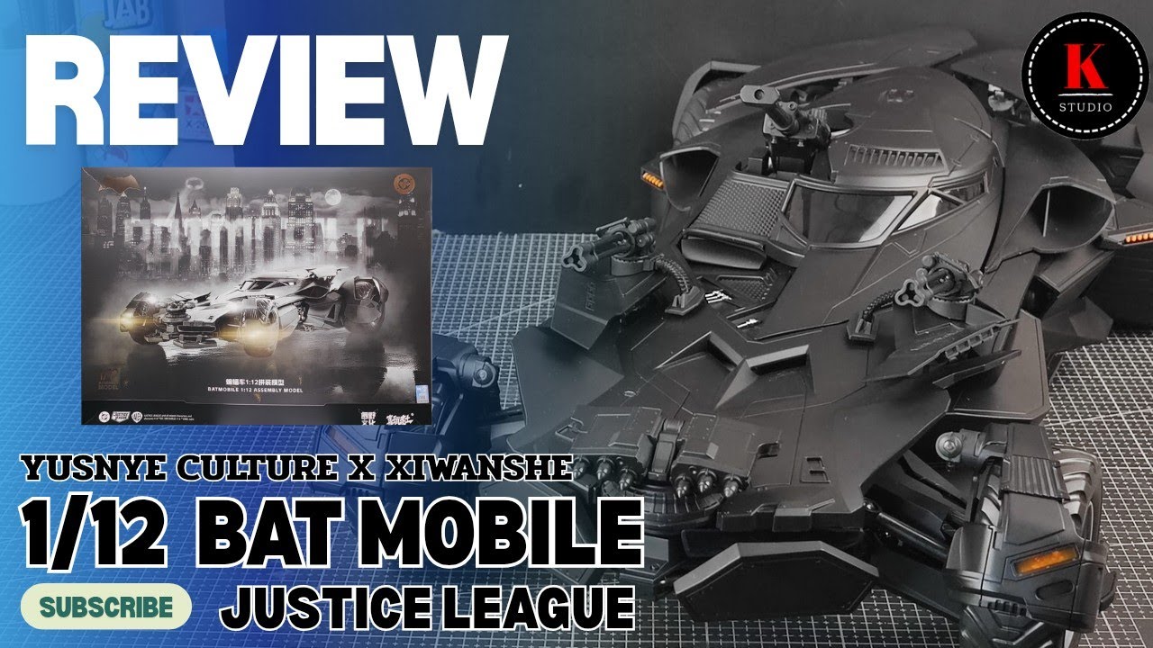 Review Yuanye Culture x Xiwanshe 1/12 : Justice League BvS - BATMOBILE ดุดันไม่เกรงใจใครเลยนะ