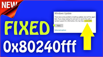 0x80240fff Windows 10 Update (English) How to fix Windows 10 Update Error 0x80240fff