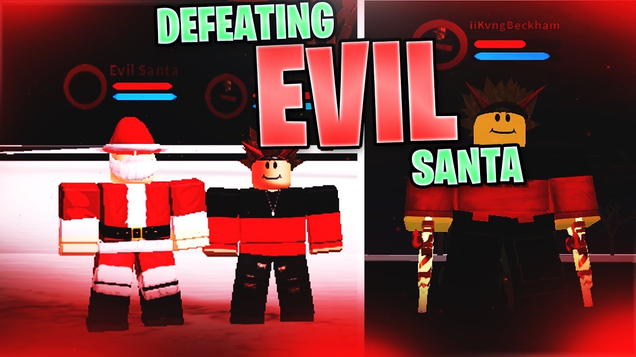 Defeating Evil Santa Claus Nextus Boku No Roblox Gameplay Roblox Youtube - so i tried to fight santa boku no roblox remastered