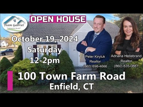 100 Town Farm Road, Enfield, CT home video tour