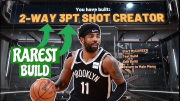 RAREST BUILD IN NBA 2K20! 2-WAY 3PT SHOT CREATOR!