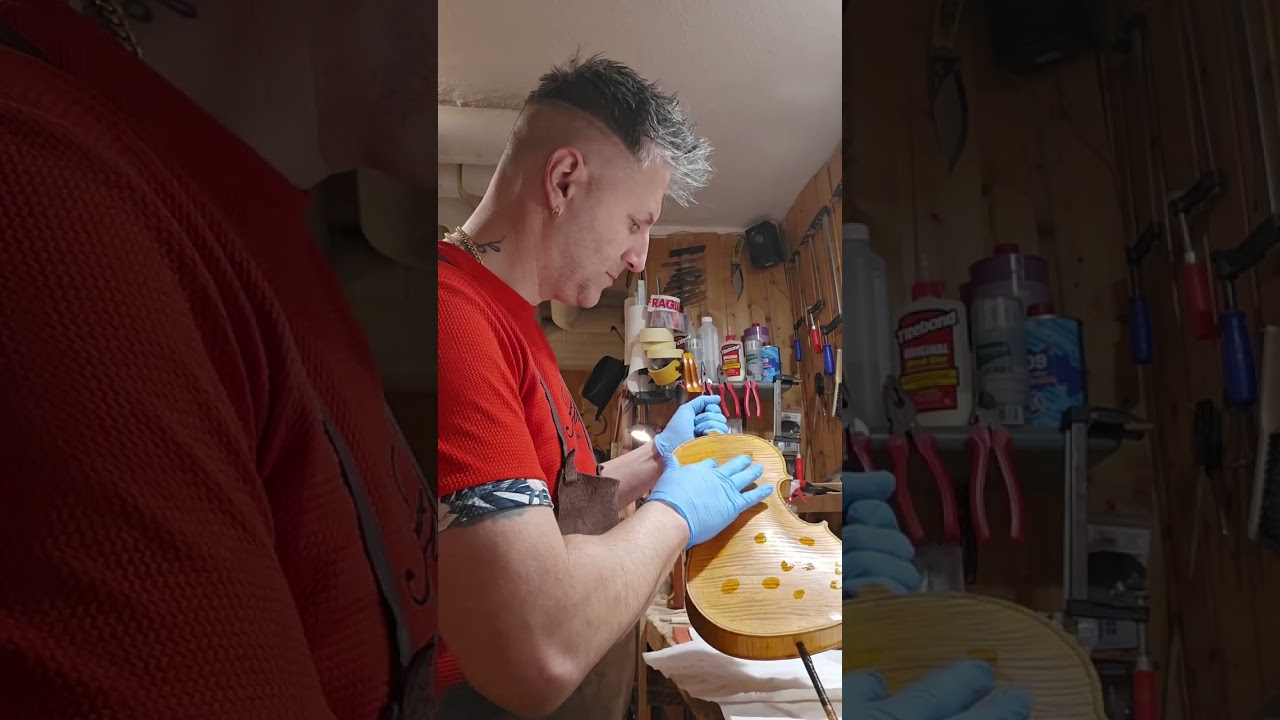 oil varnish violin Liutaio Gabrieli Rubino