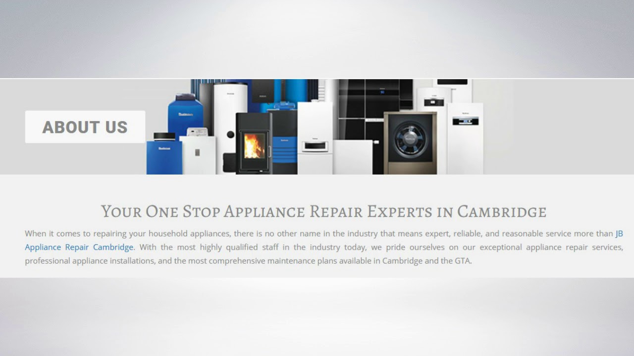 Cambridge ON Best Appliance Repair JB Appliance Repair Cambridge
