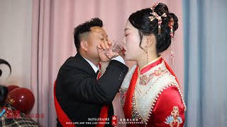 送走娘家人，新娘也哭了-中国农村婚礼习俗Sending off the bride's family,the bride also cried-Chineserural wedding customs