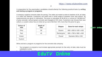 COMPUTER SCIENCE 221022 OctoberNovember 2019 PRE RELEASE MATERIAL