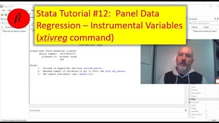 Stata Tutorial: Instrumental Variables with Panel Data-Basics