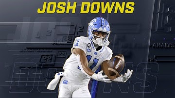 JOSH DOWNS: PROSPECT PROFILE #nfldraft #nfl #nflcombine