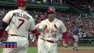 COL@STL: Carpenter connects for a two-run homer