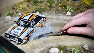 картинка: ДИОРАМА - РАЛЛИ с АВТОМОБИЛЕМ Ford Escort 1/24